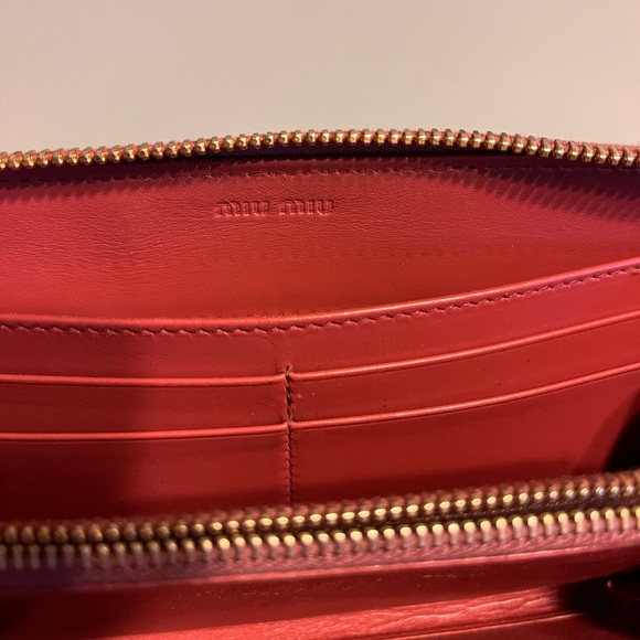 Authentic Miu Miu Continental Wallet - Picture 5 of 9